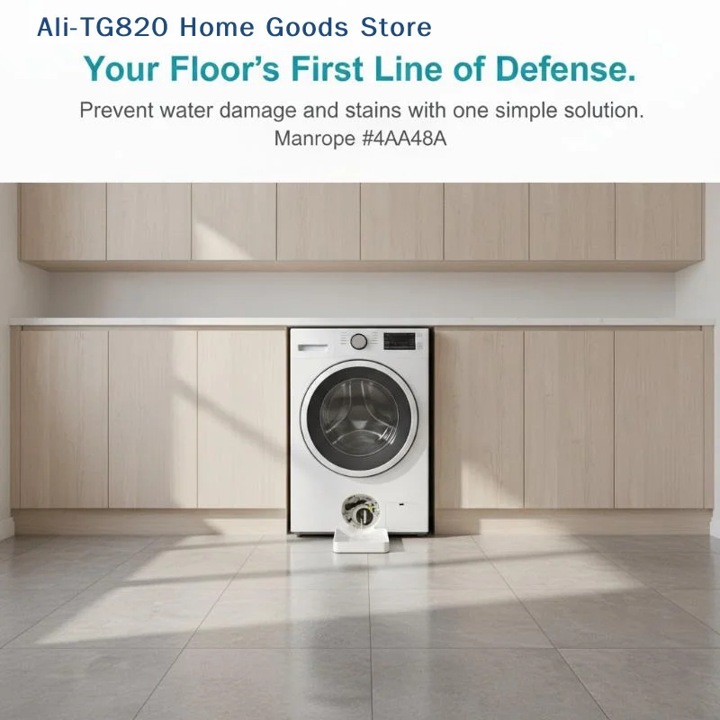 [TG820][W] Washing Machine Drain Tray Water Catch Box Leak Proof Pan For Drum Washer Floor Protection