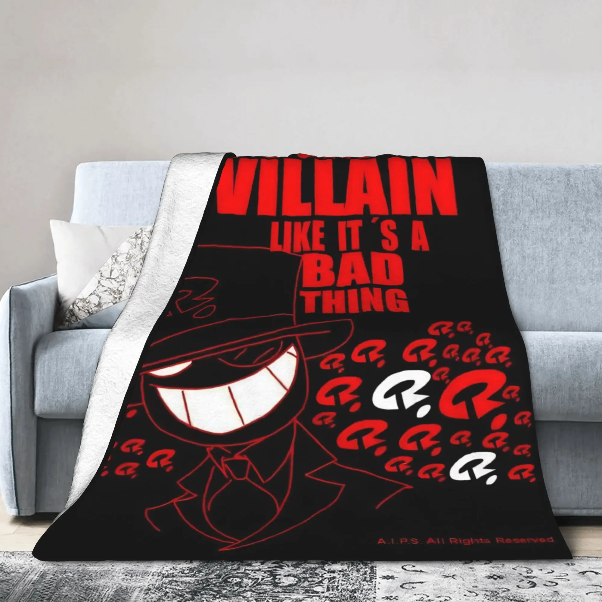 Villainous Comdy Merch Blanket Soft Velvet  Throw Blankets Comfortable Bedspread