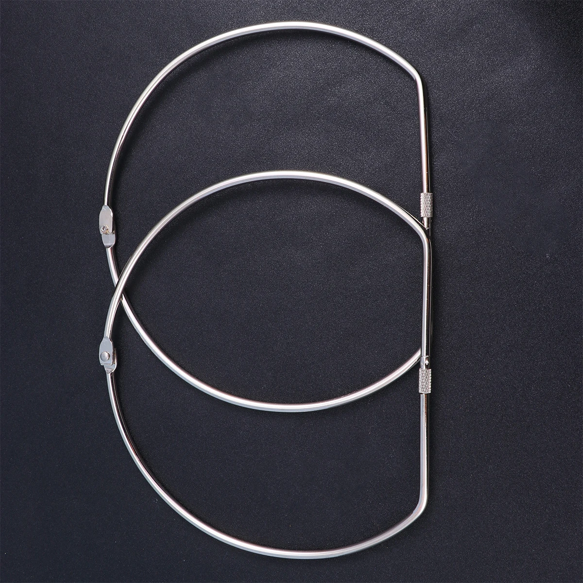 

5pcs D Ring Buckles Silver Metal for Bags Backpacks Adjustable Strap Accessories Durable Semi Circular Open Rings