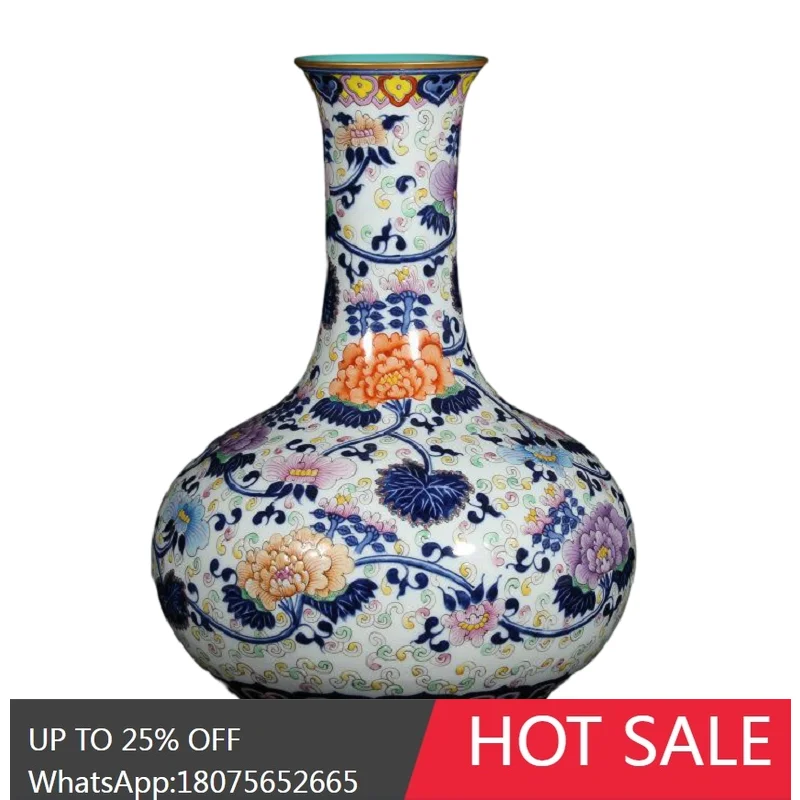 SGF Jingdezhen hand-painted blue and white porcelain living room high-end Bogu frame porcelain