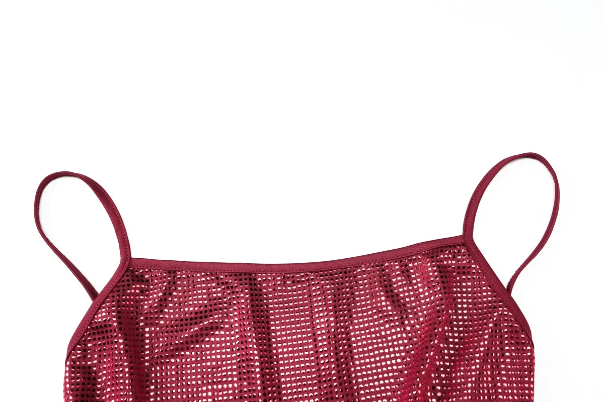 ผู้หญิงเซ็กซี่Glitter Ruched Bodycon Camisole Maxiชุดราตรีสปาเก็ตตี้สายคล้องคอBacklessจัดเลี้ยงวันเกิดยาวRobe Clubwear