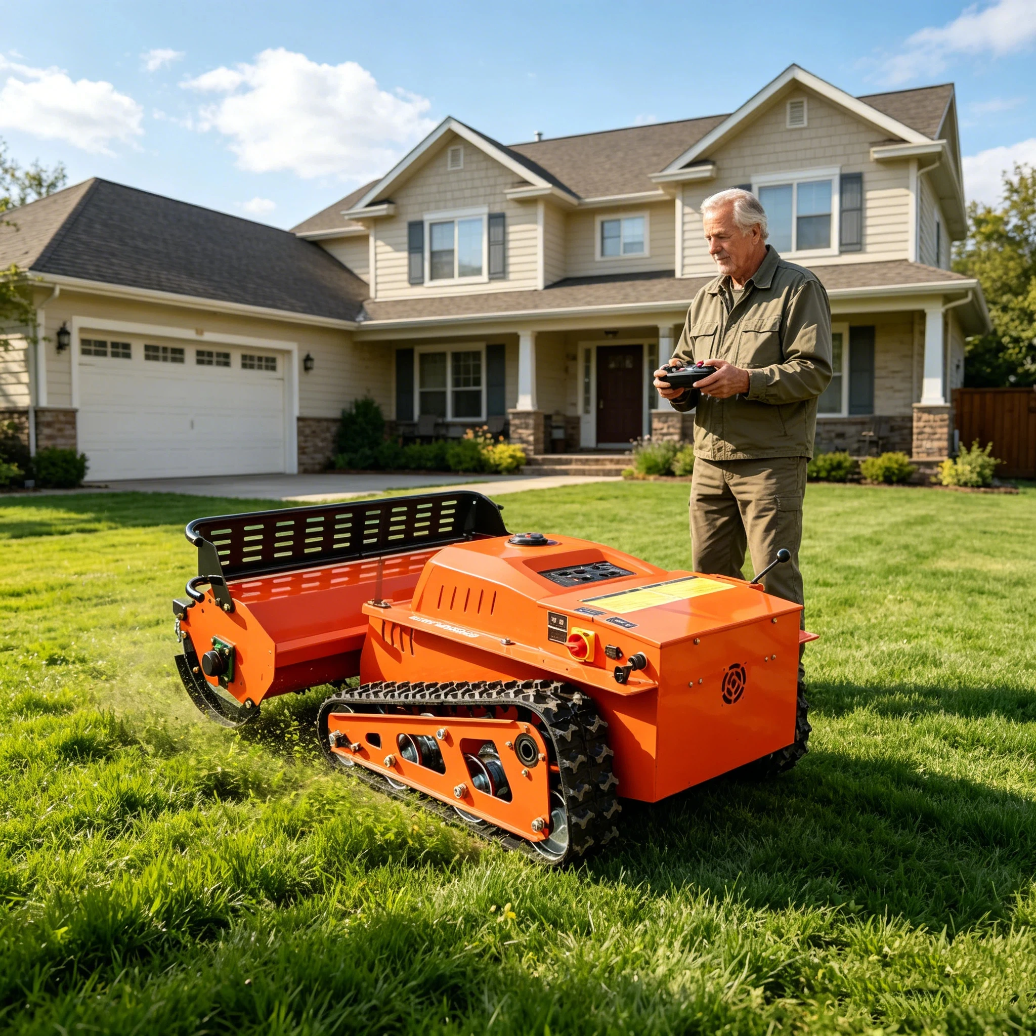 

Customized Diesel Lawn Mower Grass Cutting Machine Low Fuel Consumption Strong Power CE EPA