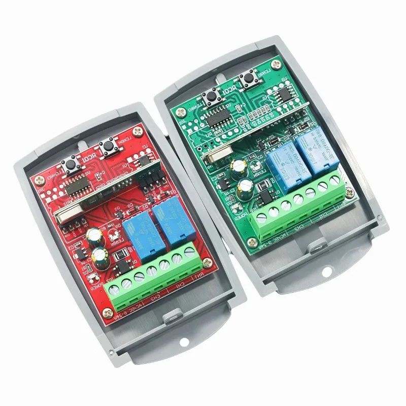 12-24VAC/DC Universal 2-channel 433.92mhz controller for electric rolling door remote control