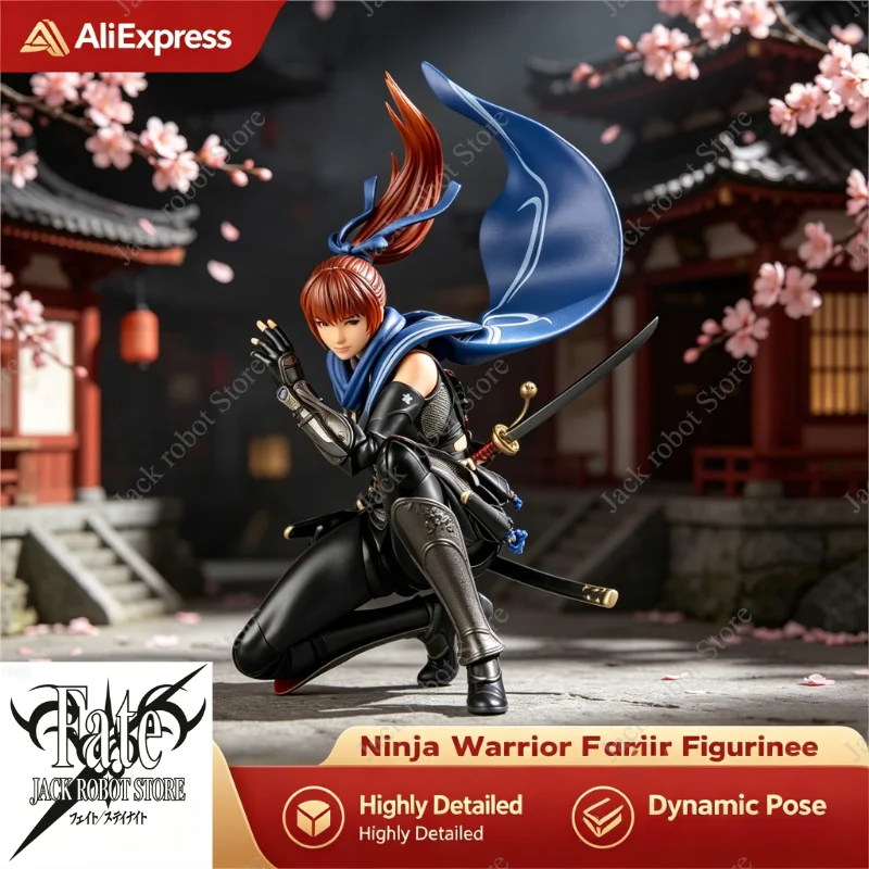 【En stock】Kaiyodo Ninja Gaiden 3: Razor's Edge Kasumi (sin bonificación) Figura de acción coleccionable articulada, modelo de juguete