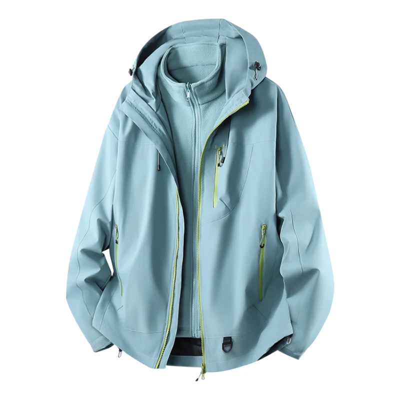 

Autumn Winter Sports and Leisure Trendy Warm Jacket Outdoor Cycling Sport with Velvet Windproof Breathable Couple Stormtrooper