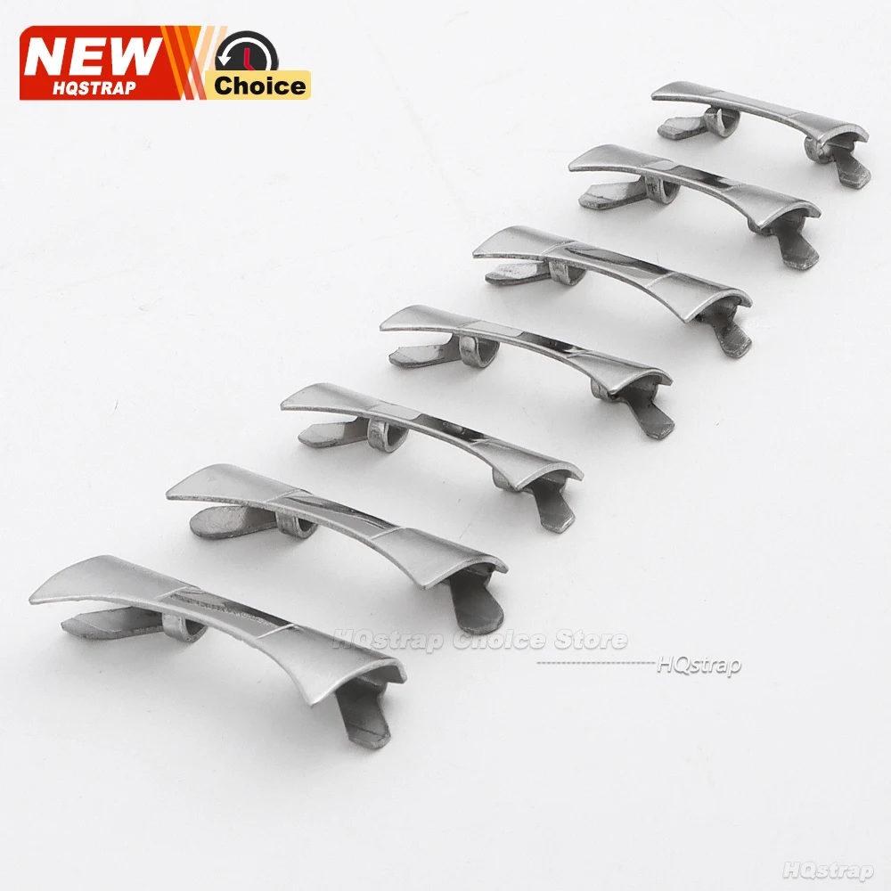 2 قطعة نهاية منحنية مجوفة 18 مللي متر 19 مللي متر 24 مللي متر 20 مللي متر 22 مللي متر ل Seiko SKX009 SKX007 حزام موصل مصقول ماتي الفضة الفولاذ المقاوم للصدأ #5