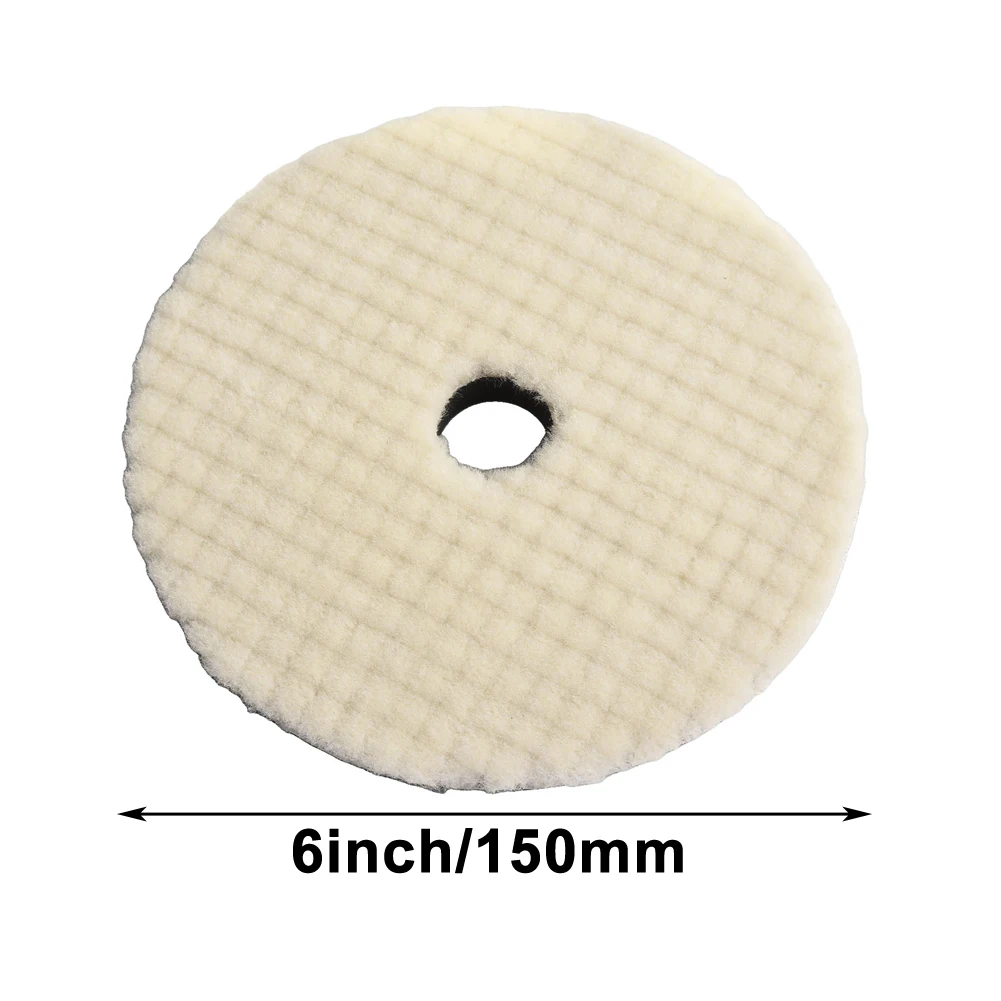 1 PC แผ่นขัดขนสัตว์สําหรับแว็กซ์ขัดซีลทําความสะอาดเครื่องมือขัดอุปกรณ์เสริมเครื่องมือผ้าขนสัตว์แผ่นขัด
