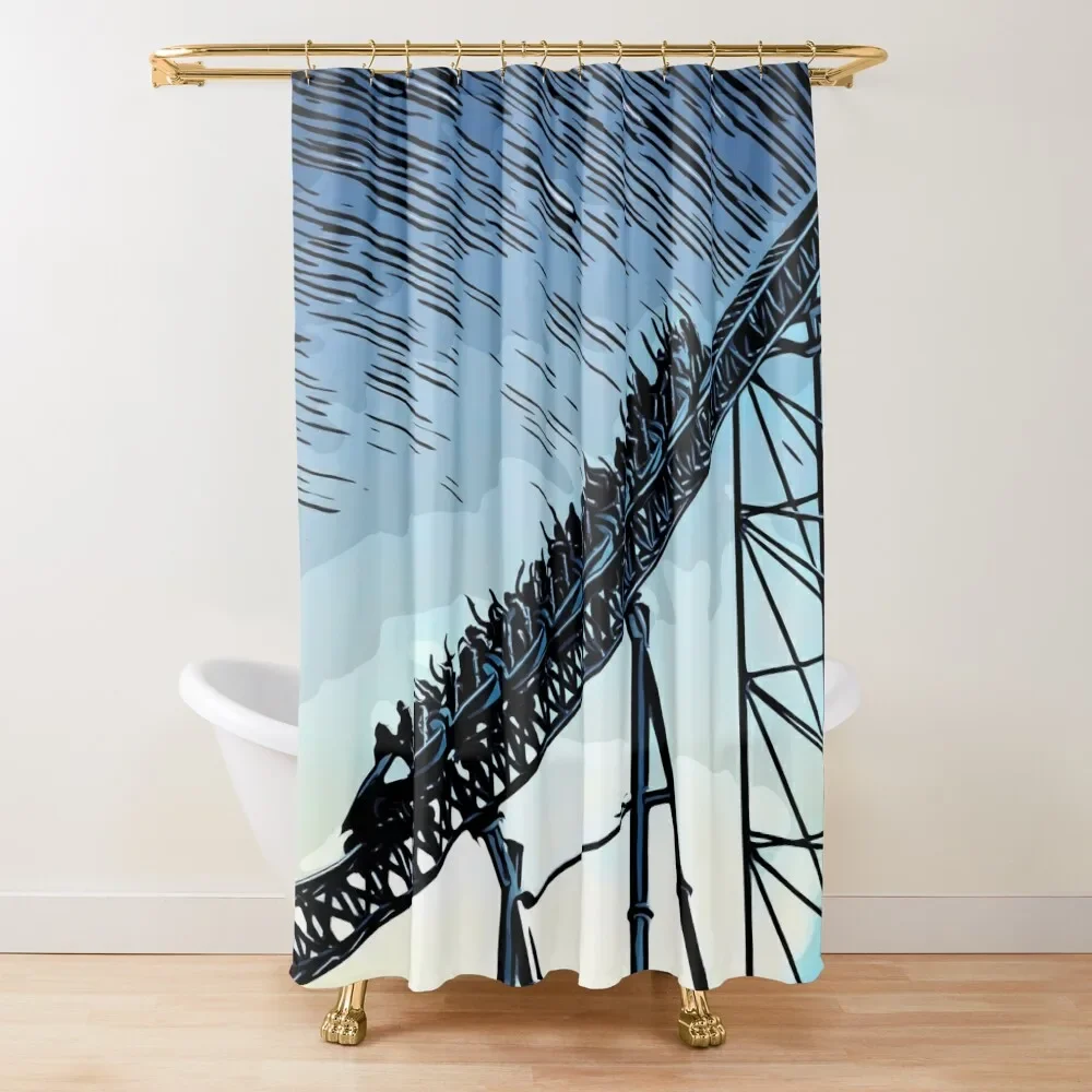 No Force like Millennium Force Shower Curtain For Bathrooms Shower Bath Curtain