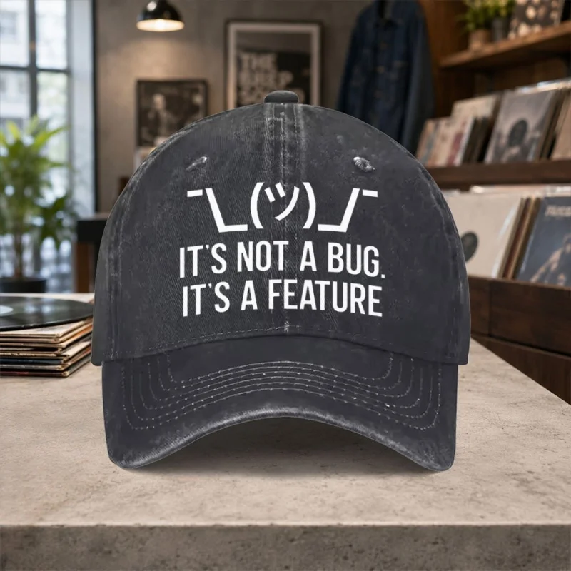 Hands Up Programmer Baseball Cap - Unisex Adjustable Vintage Washed Cap for Coding Events Tech Gifts Graduation