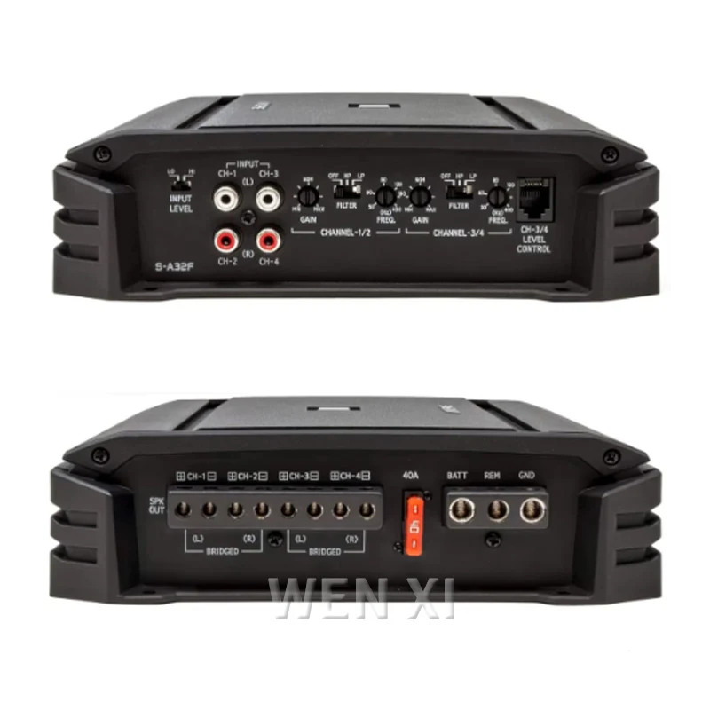 

S-A32F 4-Channel 220W Car Power Amplifier Class A Stereo Surround Passive Subwoofer Audio Player Sound Amplify For Car