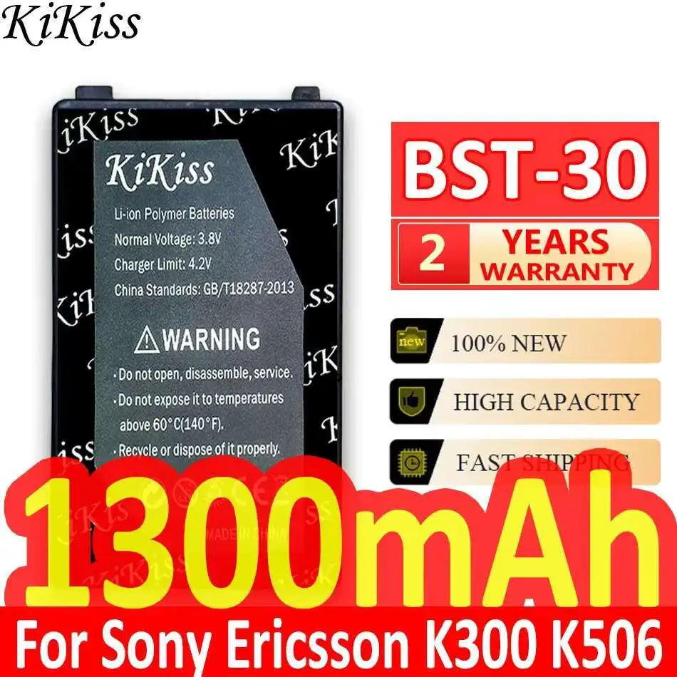 Mobile Phone Battery Bst-30 1300mAh For Sony Ericsson K300 K506 F500 F500i J200c J200i J210i K300a K300c