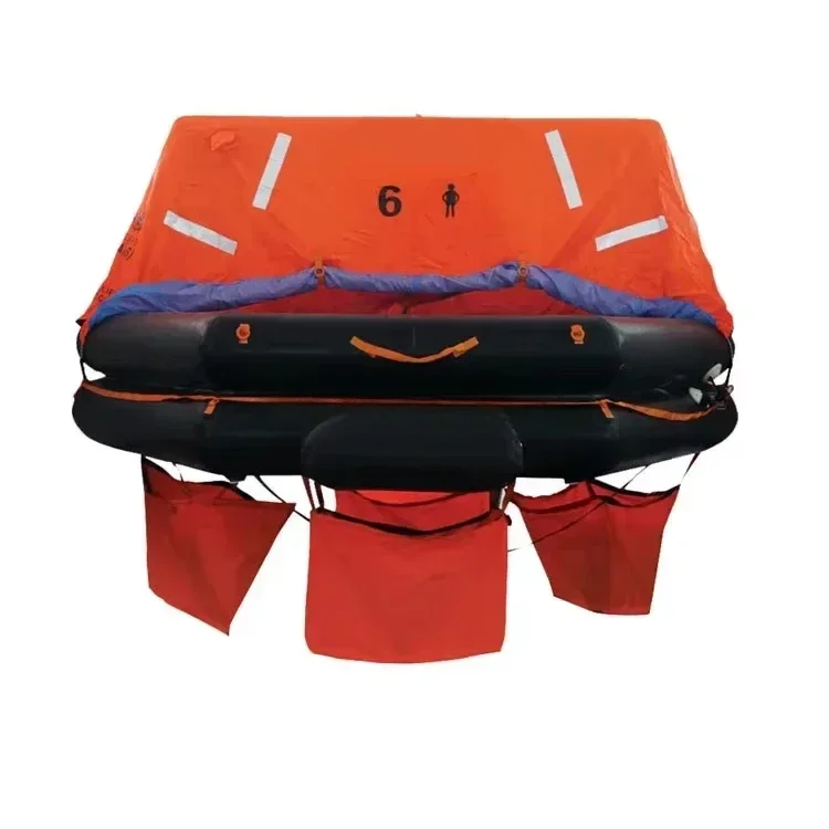 Mini baldaquin inflable de emergencia ISO 9650 YT-8 para 8 personas para barco