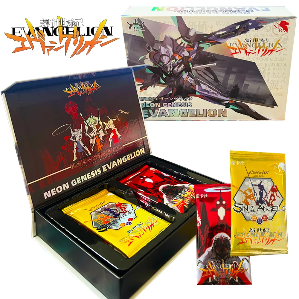 

Wholesale EVA Genesis Evangelion Card Rare MR SMR Diamond Card Metal Card Machine Mecha Anime Collection Card Toy Kids Gift