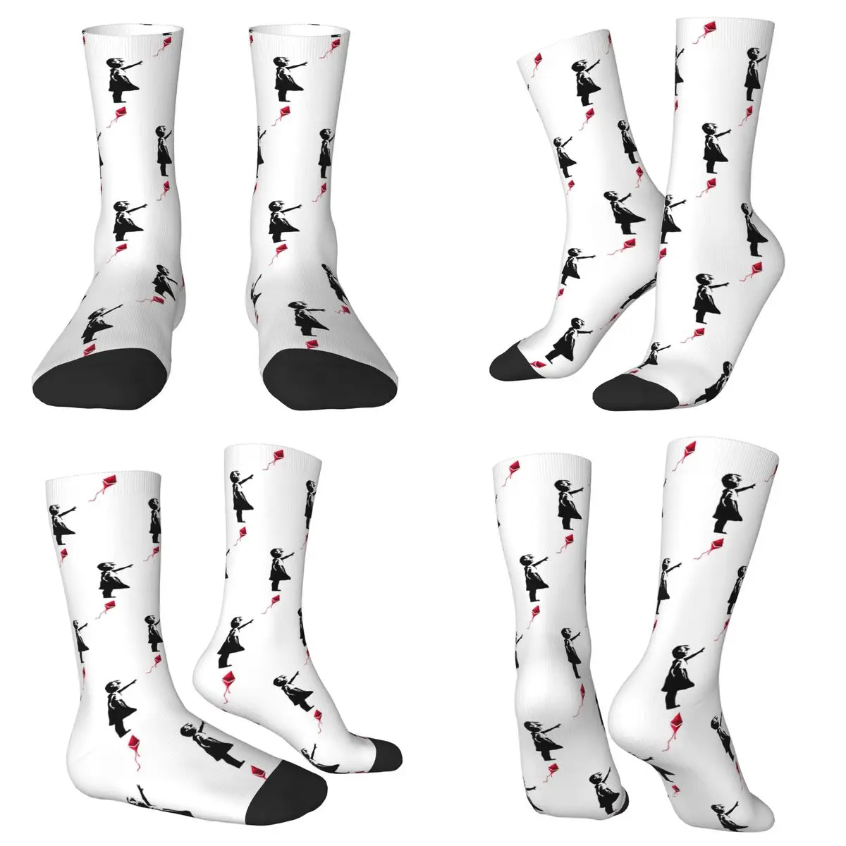 

Ethereum X Banksy Balloon Girl Socks Harajuku High Quality Stockings All Season Long Socks Accessories Unisex Birthday Present