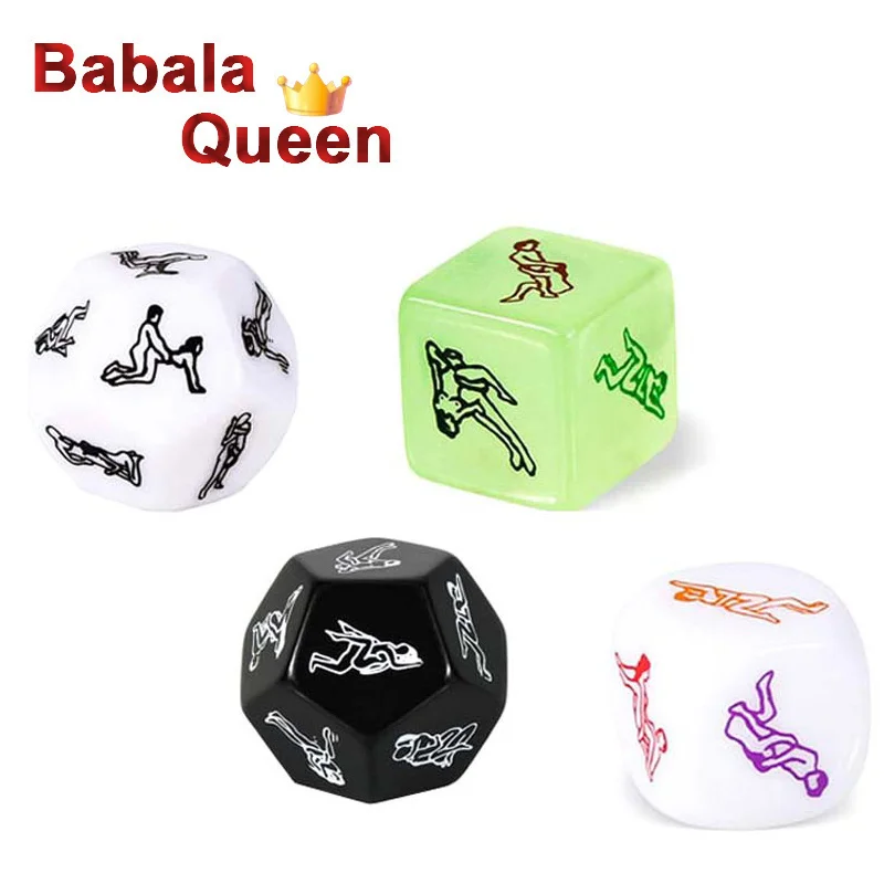 12 Sides Exotic Luminous Sex Dice Toys for Couples Adults Games Romance Love Hunour Flirting Erotic 18 Sexy Shop Couple Gifts