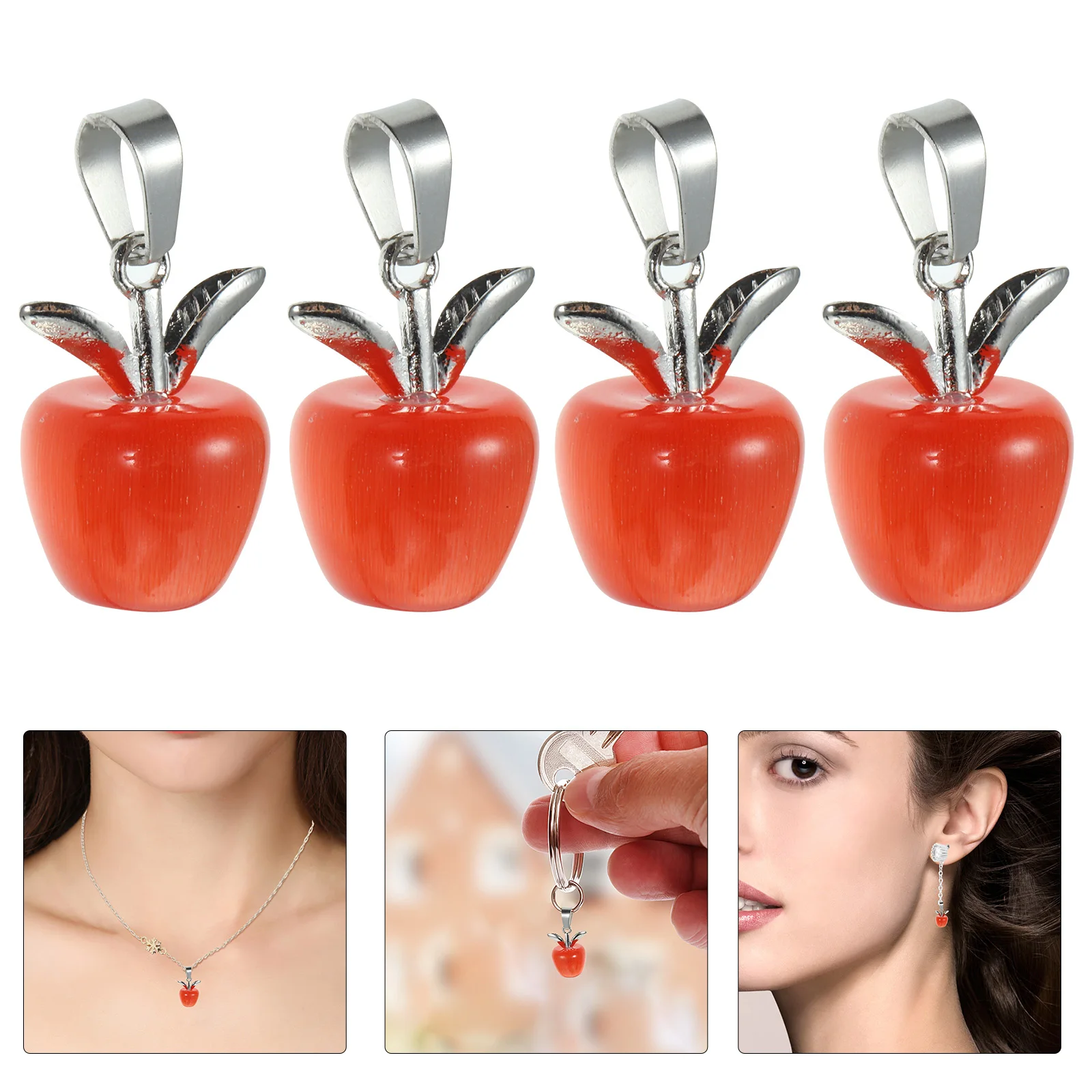 

10 Pcs Opal Pendant Jewelry Charms for Making Findings and Earring Earrings Keychain Bulk Pendants Jewellery