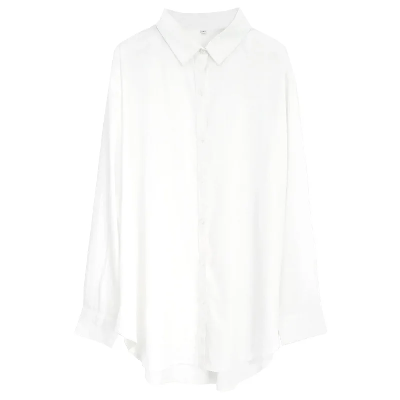 

Sexy See-tough Summer Spwear Women's irt Sle Home Clothes Thin Fabric Breathable White irt Home Comfortable Nightgown