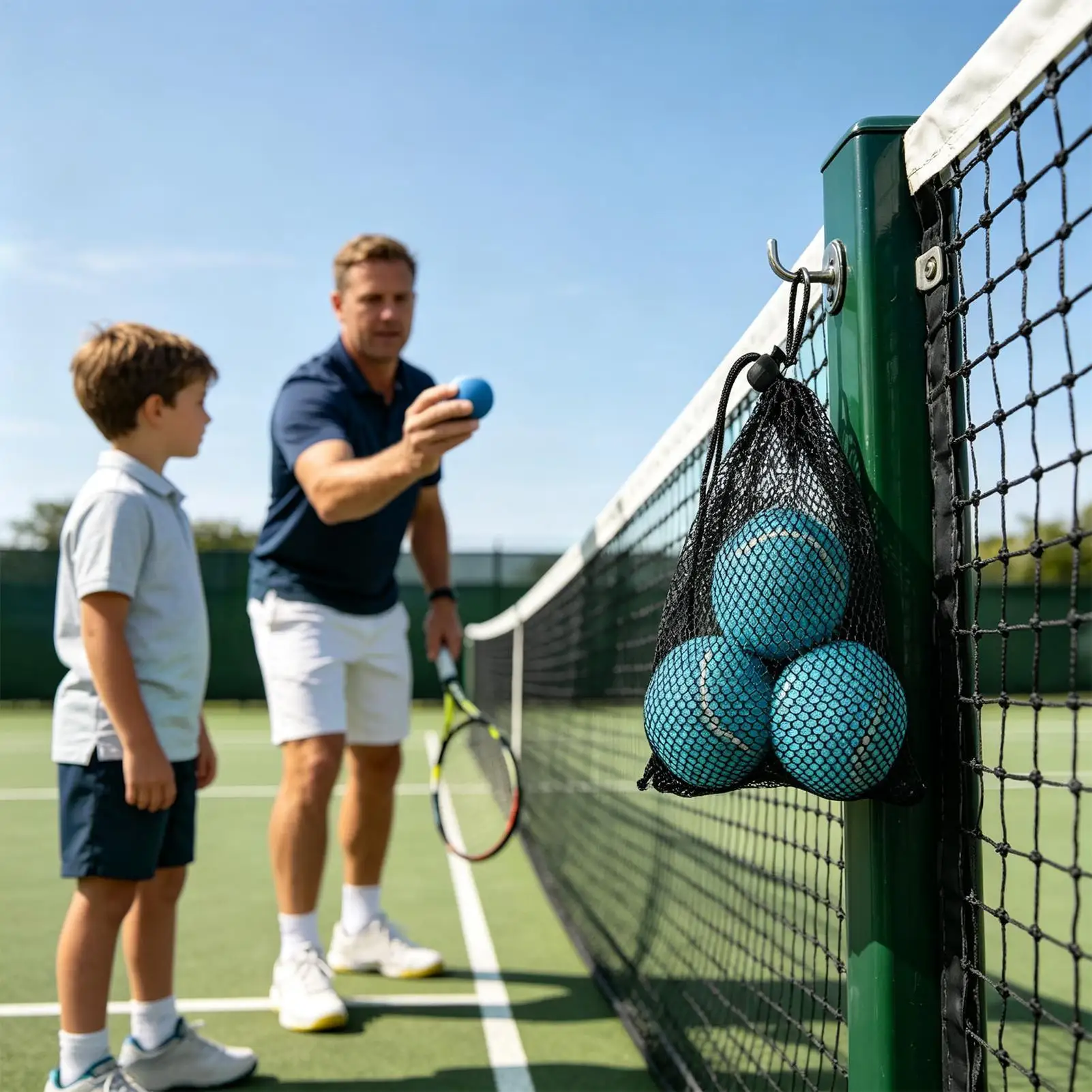 Tennis Balls Bulk 3-Piece High-Bounce Colorful Wear Resistant Elastic Beginner Practice Tennis Balls Pack For Backyard Court Gym