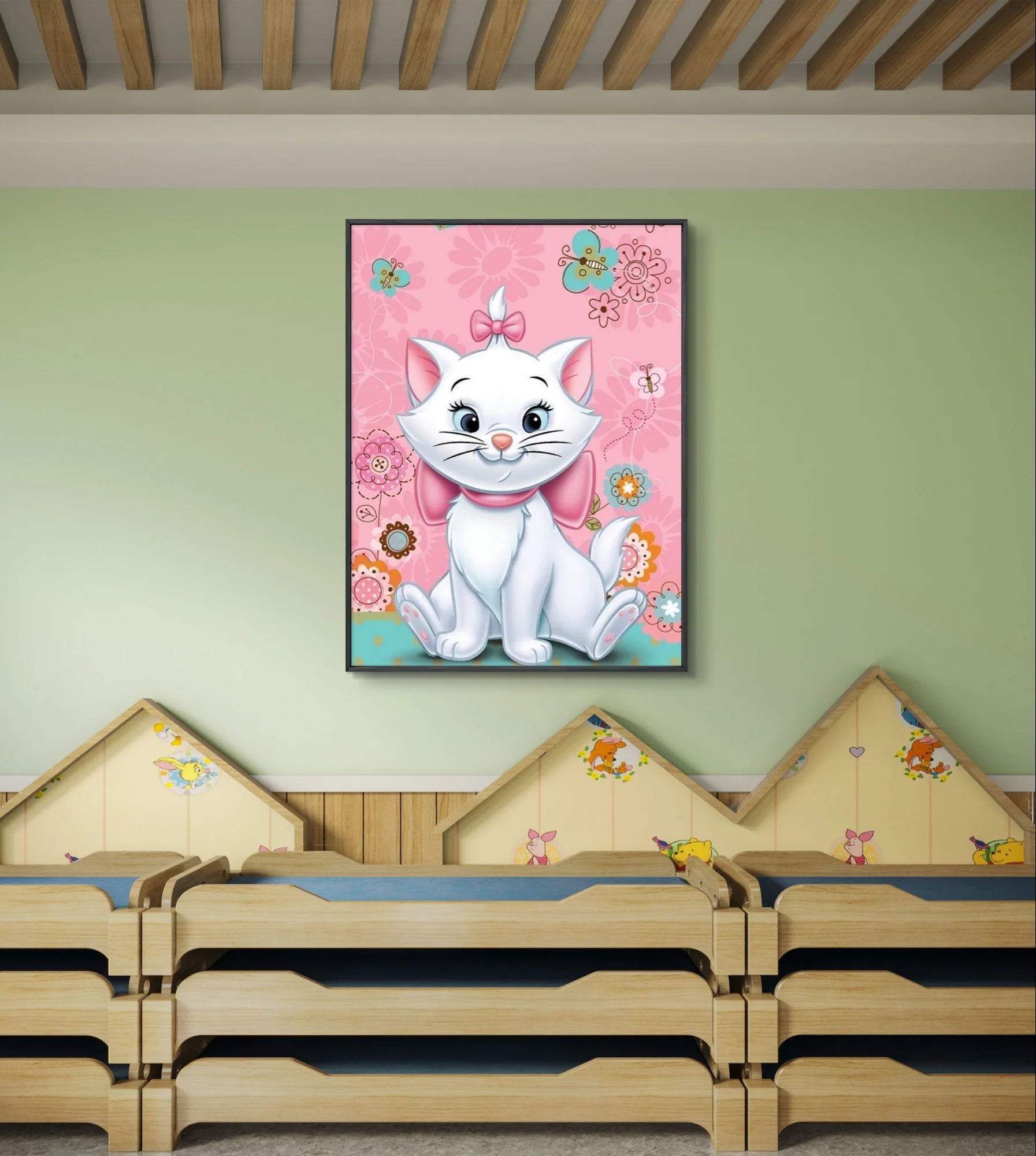 Marie Cat Diamond Painting Kit A-Aristocats Mural DIY Diamond Embroidery Cross Stitch Child Hand Gift Cute Kitten Home Decor