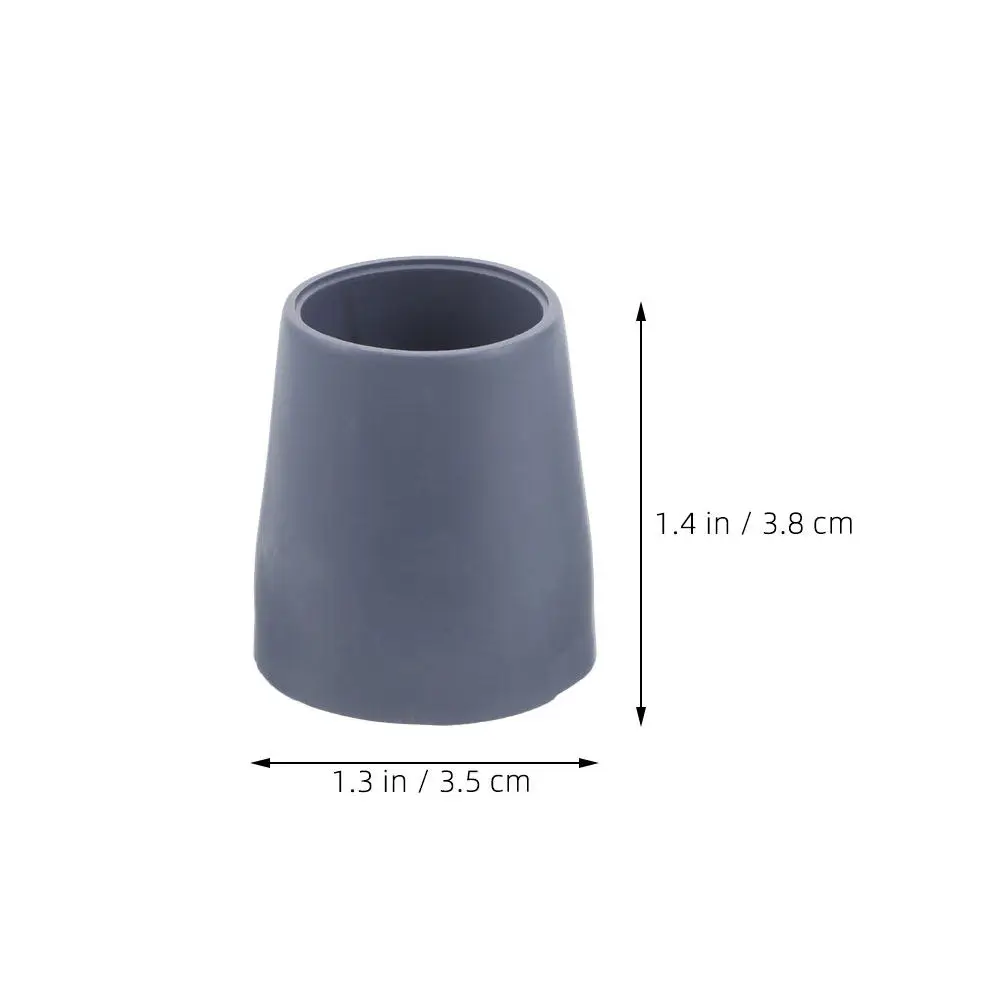 8Pcs Shower Chair Rubber Feet 24Mm Id Anti-Slip Shower Stool Leg Caps Replacement Tips for Cane Walker Furniture Floor