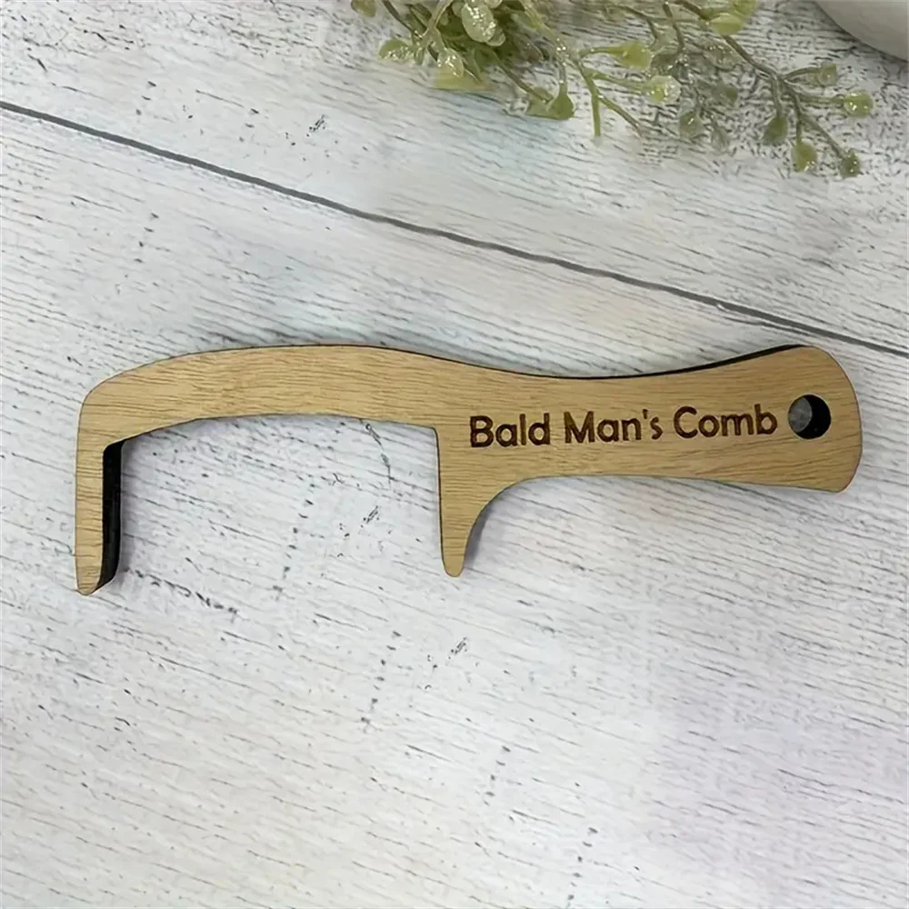Funny Comb For Bald Men Novelty Party Favors Hair Styling Tool for Adults Weird Stuff Father\'s Day Gifts Cute Aesthetic Gadgets