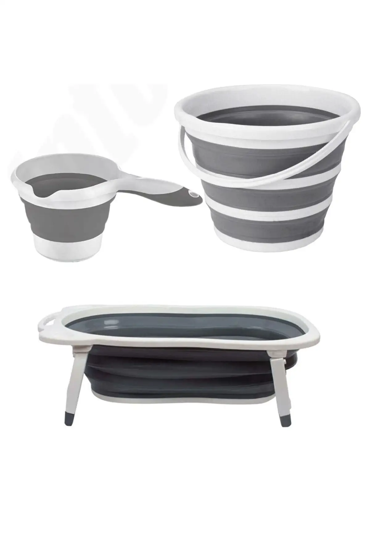 Folding Bathtub Bath Set Bucket Maşrapa Child Bath Tub