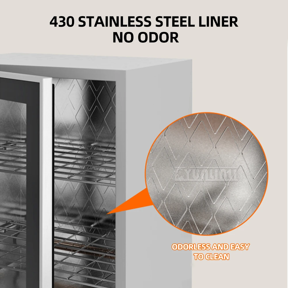 55L Showcase Winter Meal Thermostatic Cabinet Commercial Food Display Cabinet Intelligent Food Insulation Cabinet