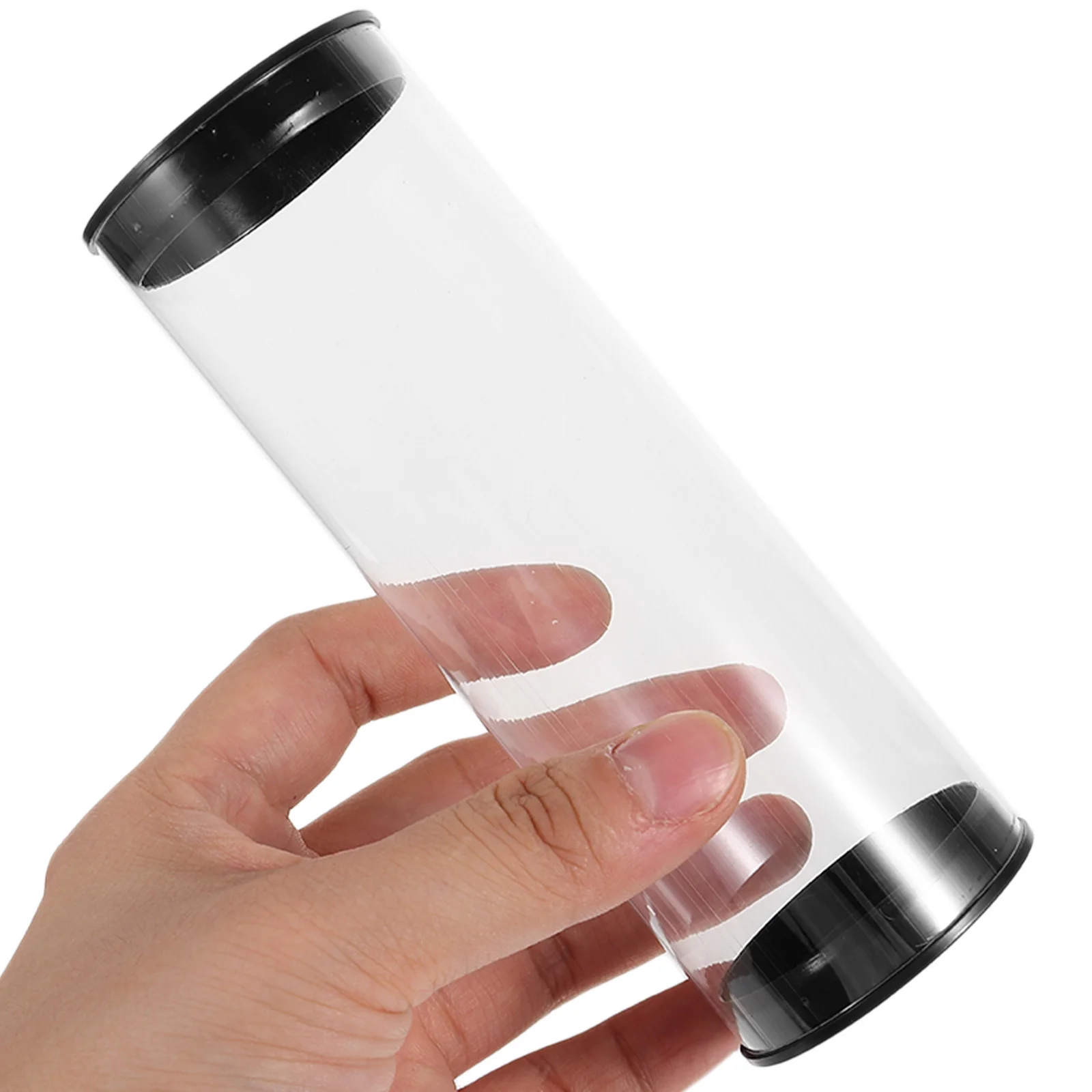 

2Pcs Clear Plastic Golf Ball Storage Tubes Compact Golf Carrier Case Home Display Organizer Box Plastic Tubes with Caps