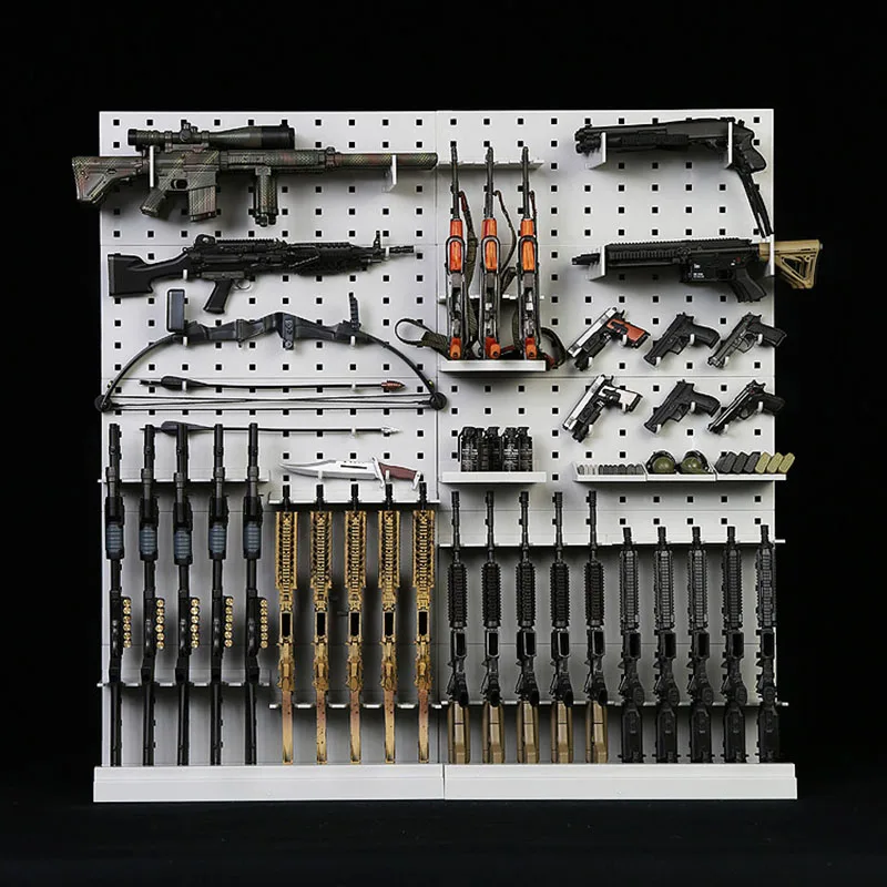 1/6 modułowa broń Arms wyświetlacz ścienny pistolet wieszak stojący (broń nie zawiera) rozbudowy stojak na broń dla 12 Cal żołnierz figurka