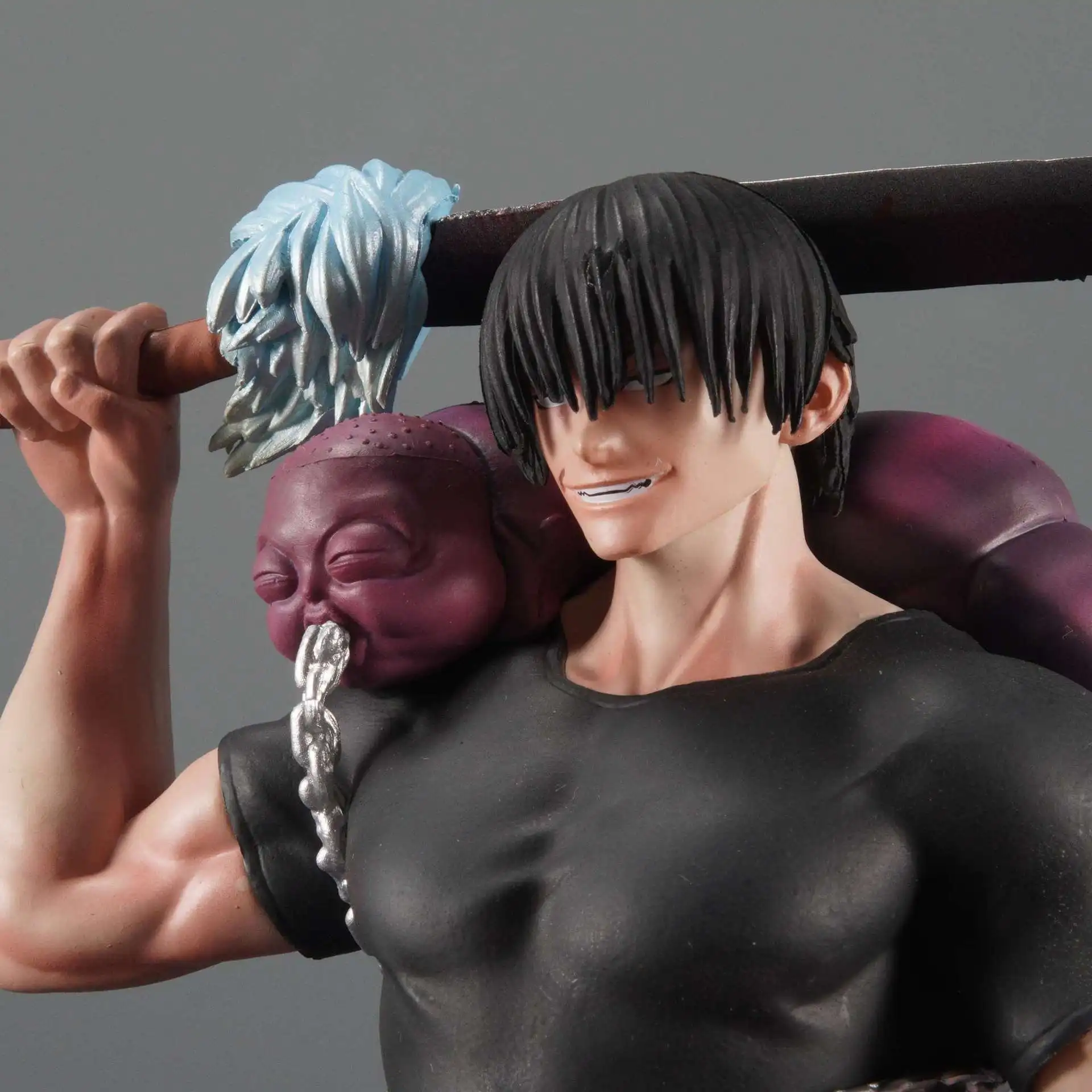 Nuevo 21cm Anime Jujutsu Kaisen Fushiguro Toji postura de pie figura de acción PVC modelo estatua juguetes decoración de escritorio regalos coleccionables