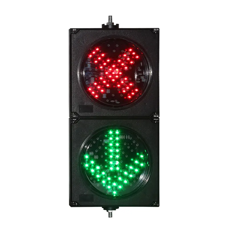 200Mm 2 Aspecten Rode Kruis Groene Pijl Auto Wasstation Stop Go Signaallicht In De Uitverkoop