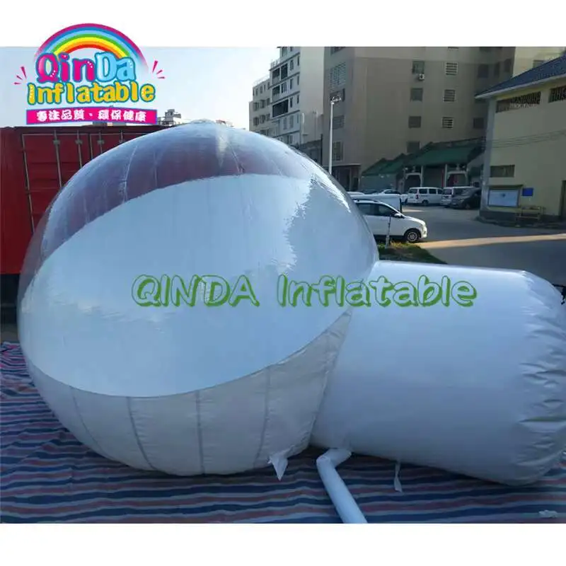 ออกแบบใหม่หรูหราClear 4Mโดมกลางแจ้งClear Inflatable Campingเต็นท์ฟองEntranceอุโมงค์Entrance