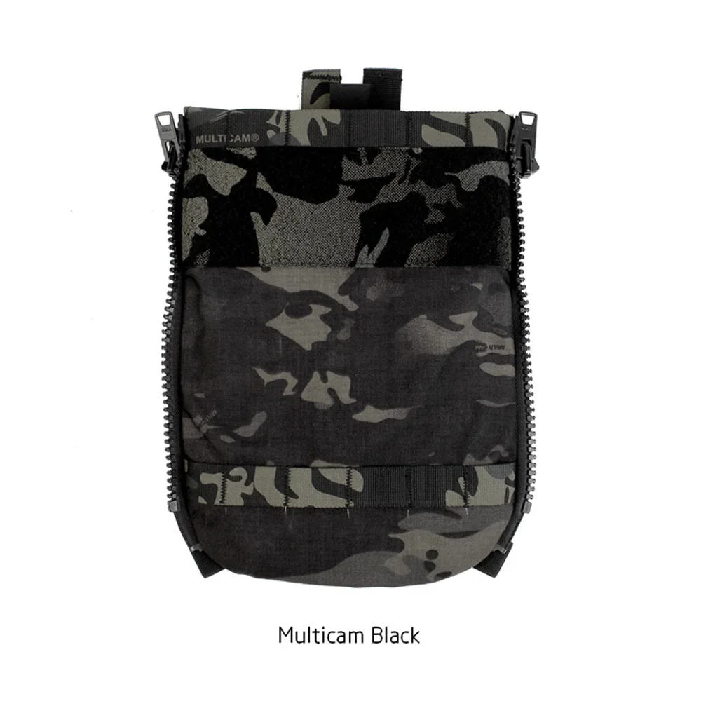 Tactical Vest Back Panel Water FCPC V5 Hydration Bladders Water Reservoirs With Side Zipper  Plate Carrier MOLLE Adapter