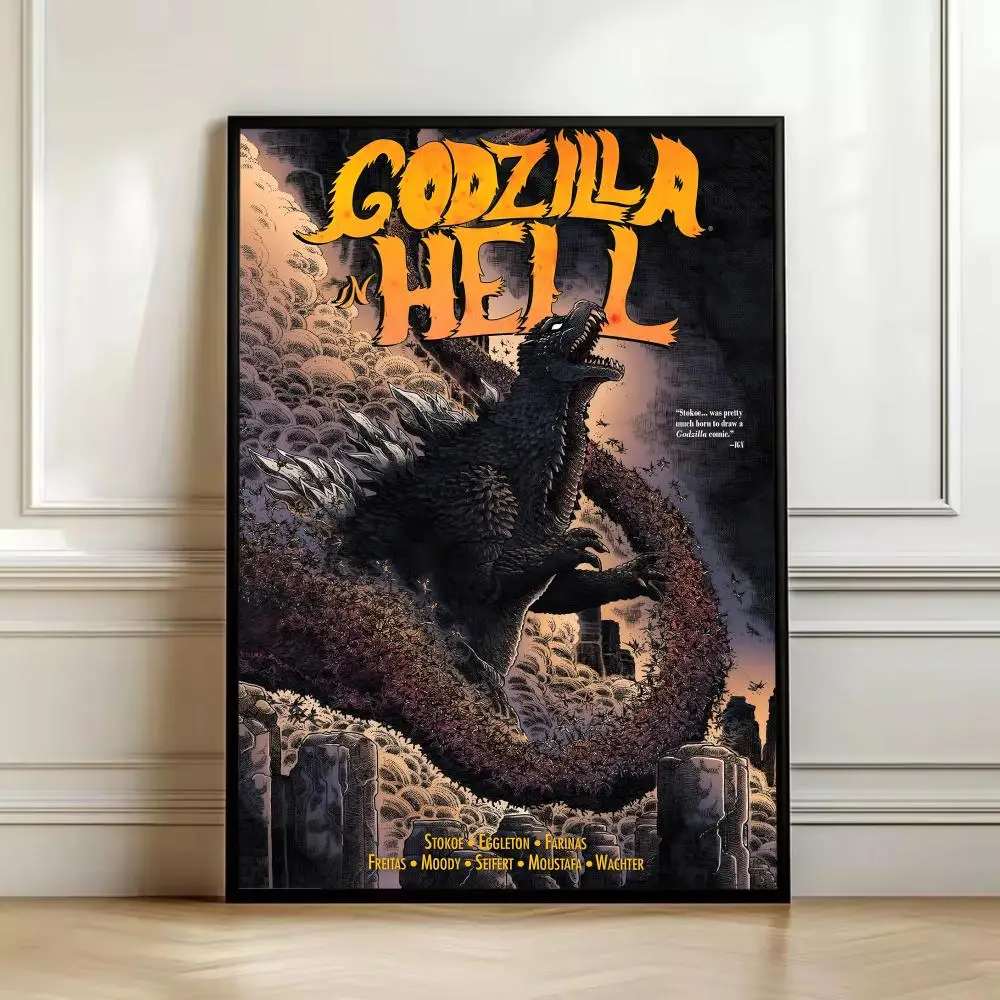 G-Godzillas Painting Calligraphy HD Art Wall Waterproof Home Living Room Bedroom Bar Decorative Paintings view 6