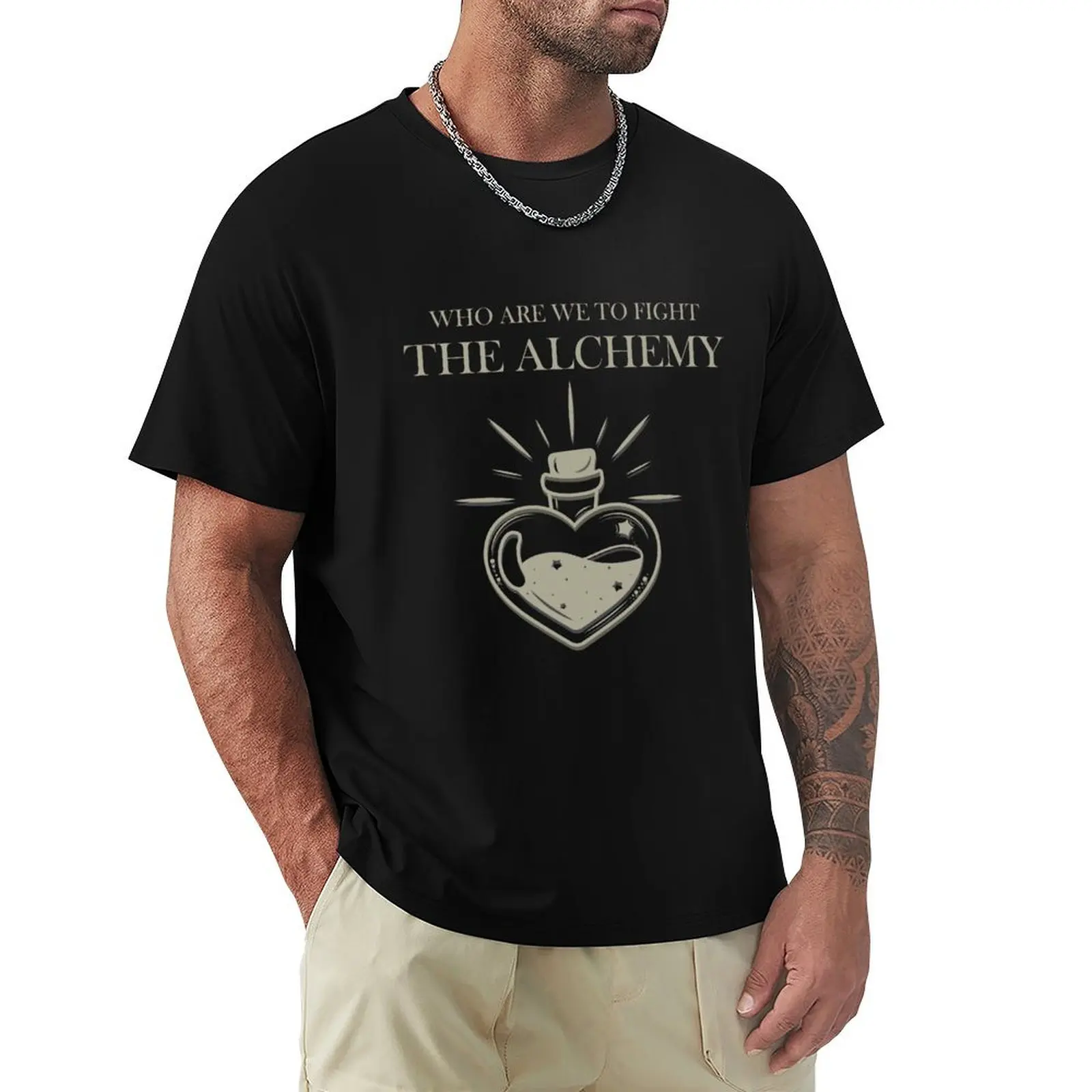 the alchemy T-Shirt Plus Size Simple Casual Top