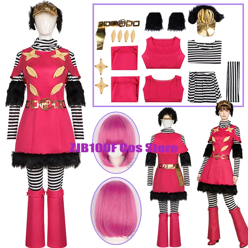 tenue-de-cosplay-anime-pour-femme-style-short-et-robe-uniforme-raye-avec-accessoires-et-perruque-pour-fete-d'halloween