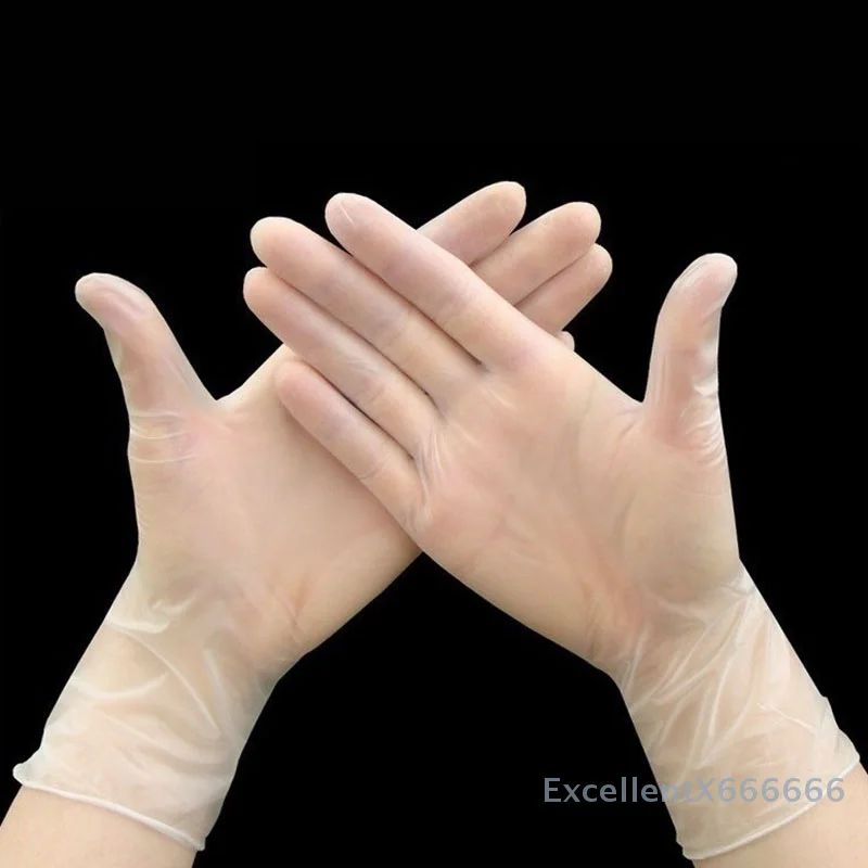 

100PCS Disposable Food Plastic Gloves Kitchen Accessories for Restaurant BBQ