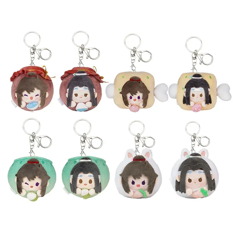 Anime Mo Dao Zu Shi MDZS Tian Zi Xiao Rabbit Series Soft Plush Doll Dango 8cm Cosplay Toys Mini backpack Bag Pendant Gift