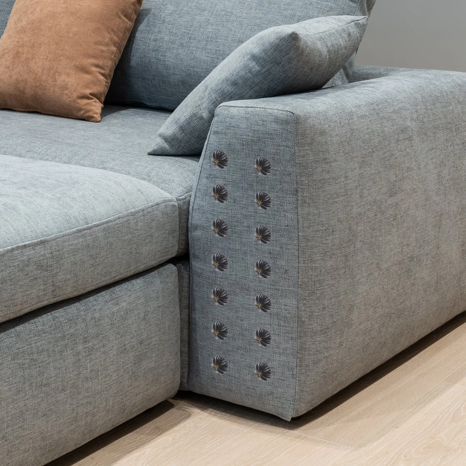 ตะปูตกแต่งเบาะ 100 ชิ้น สำหรับโซฟา เก้าอี้ หัวเตียง ม้านั่ง DIY ตะปูปูพรม ตะปูตกแต่งเบาะ