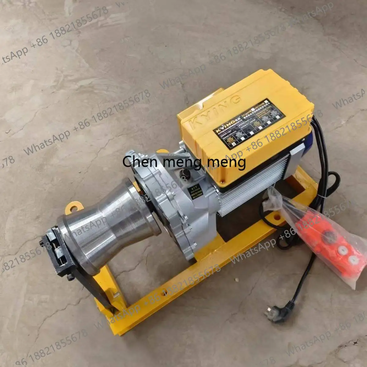 Small Motor Electric Winch Lightweight Hoist 5 Ton 220V 380V Cable Traction