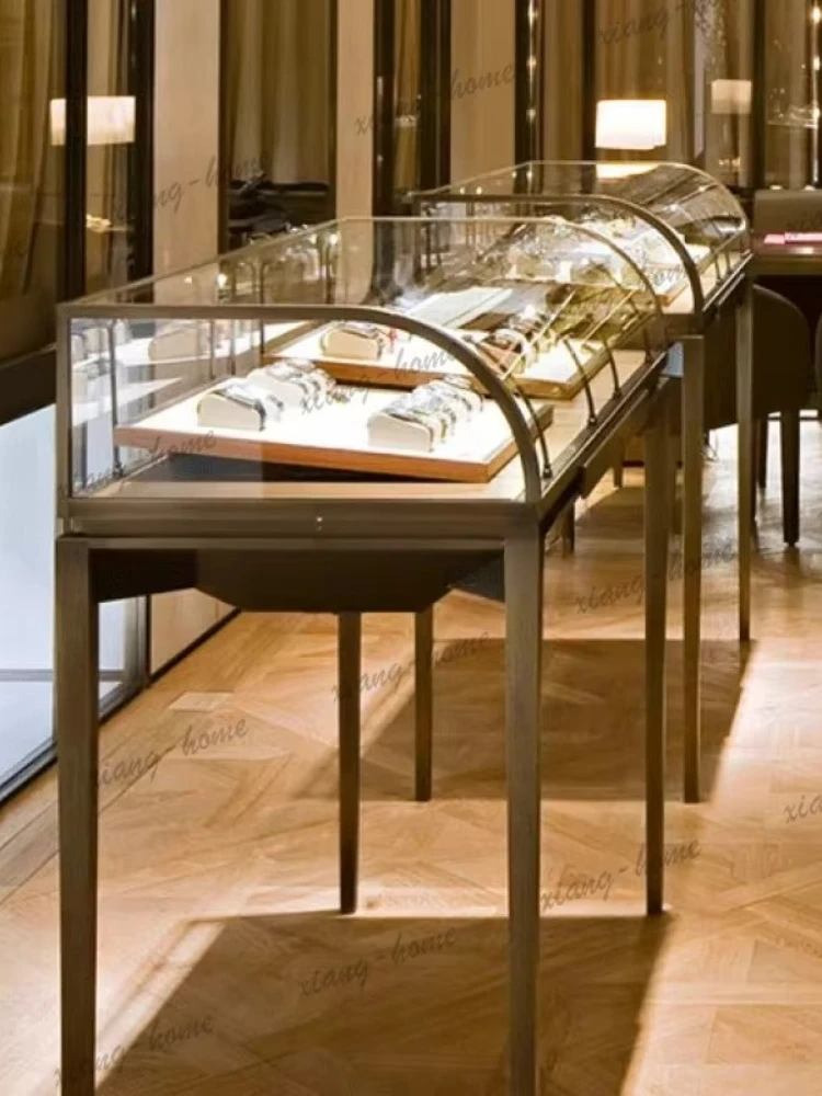 PG custom.Customized High-end Luxury Jewelry Display Cabinet New Design Jewelry Showcase