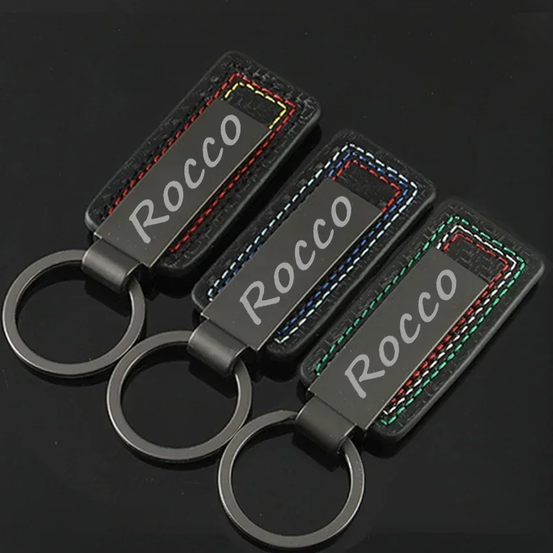 Car Keychain Holder Gift Key Buckle Pendant Simplicity Keyring for Volkswagen VW Rocco Badge Hanging Key Accessory Decoration
