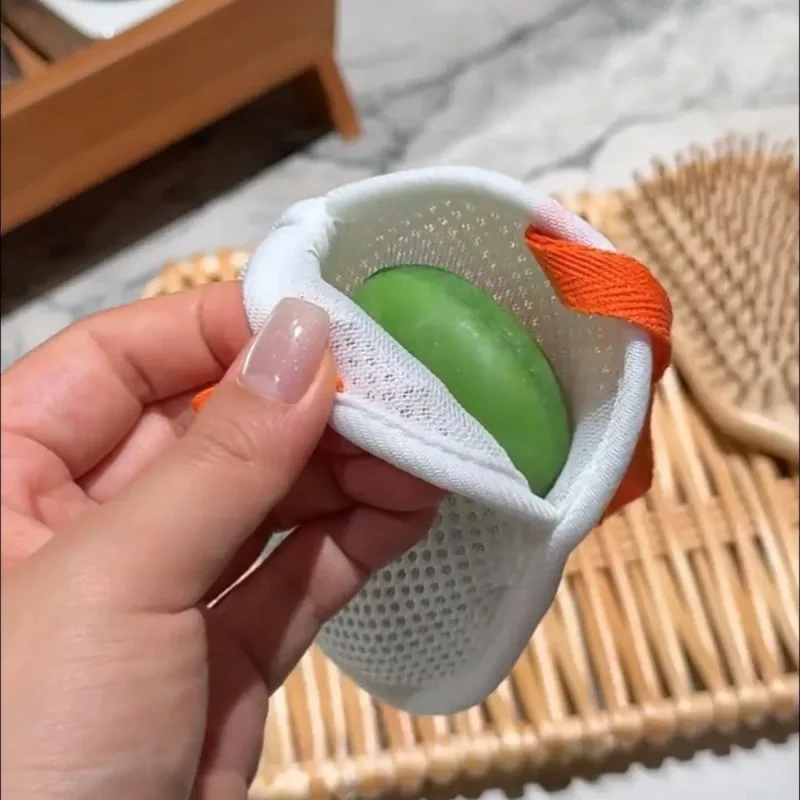 Bolsa de bolsillo para jabón, bolsa de ahorro de jabón, depurador corporal, esponja rugosa, exfoliante para baño, ducha, barra de malla, bolsa de espuma para jabón, 1 ~ 8 Uds.