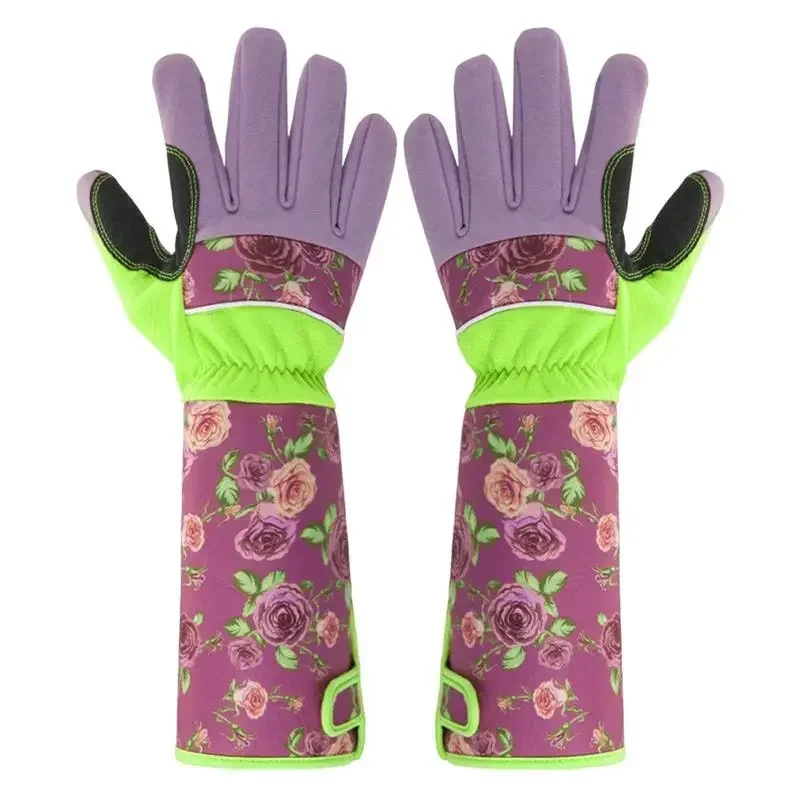 Horticulture Long Gloves Unisex Flower And Plant Pruning Thickened Anti-Puncture Breathable Comfortable Forearm Protection