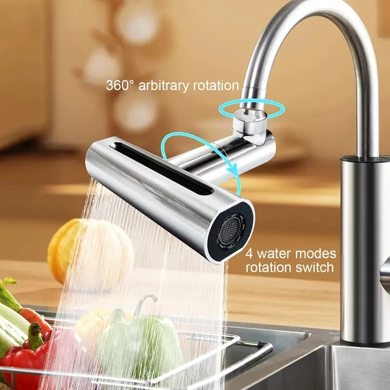 1pc Multifunctional Faucet Adapter Faucet Kitchen Bathroom Waterproof Splash Washbasin Faucet Sink Replacement Accessories