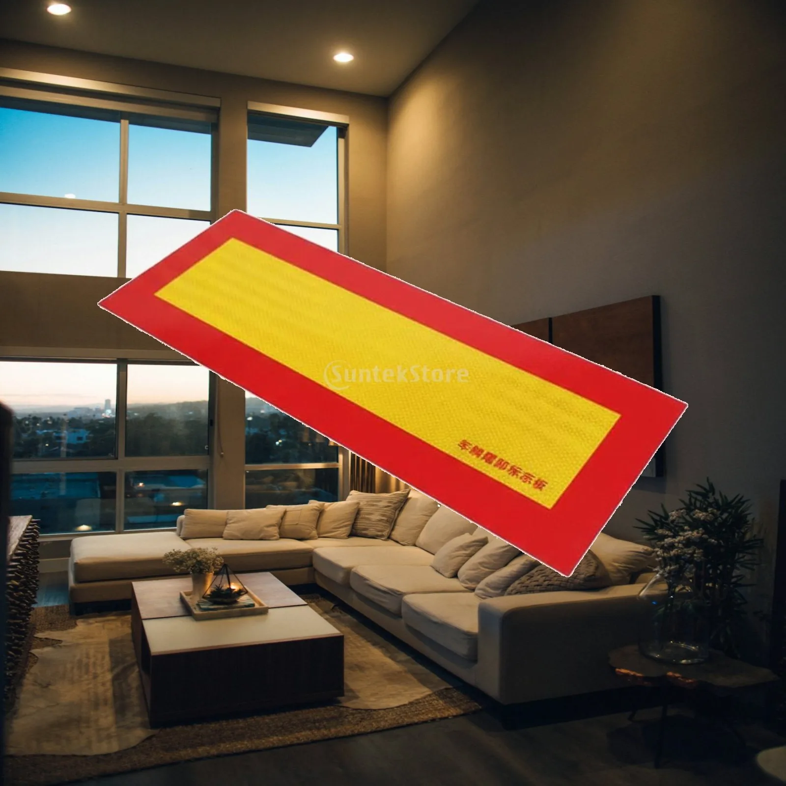 High Intensity Reflective Plate Geometric Pattern Traffic Safety Rod Durable Vehicle Marking for Roadway Safety Elements