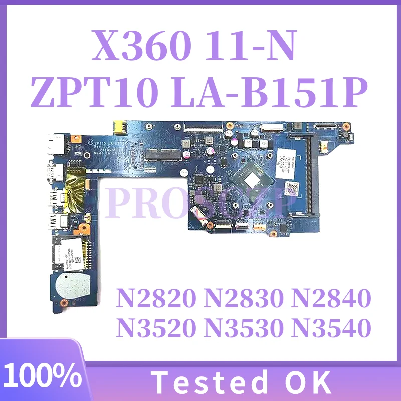 

ZPT10 LA-B151P Laptop motherboard for HP Pavilion X360 11-N 758588-501 755724-501 755724-001 Mainboard Full works