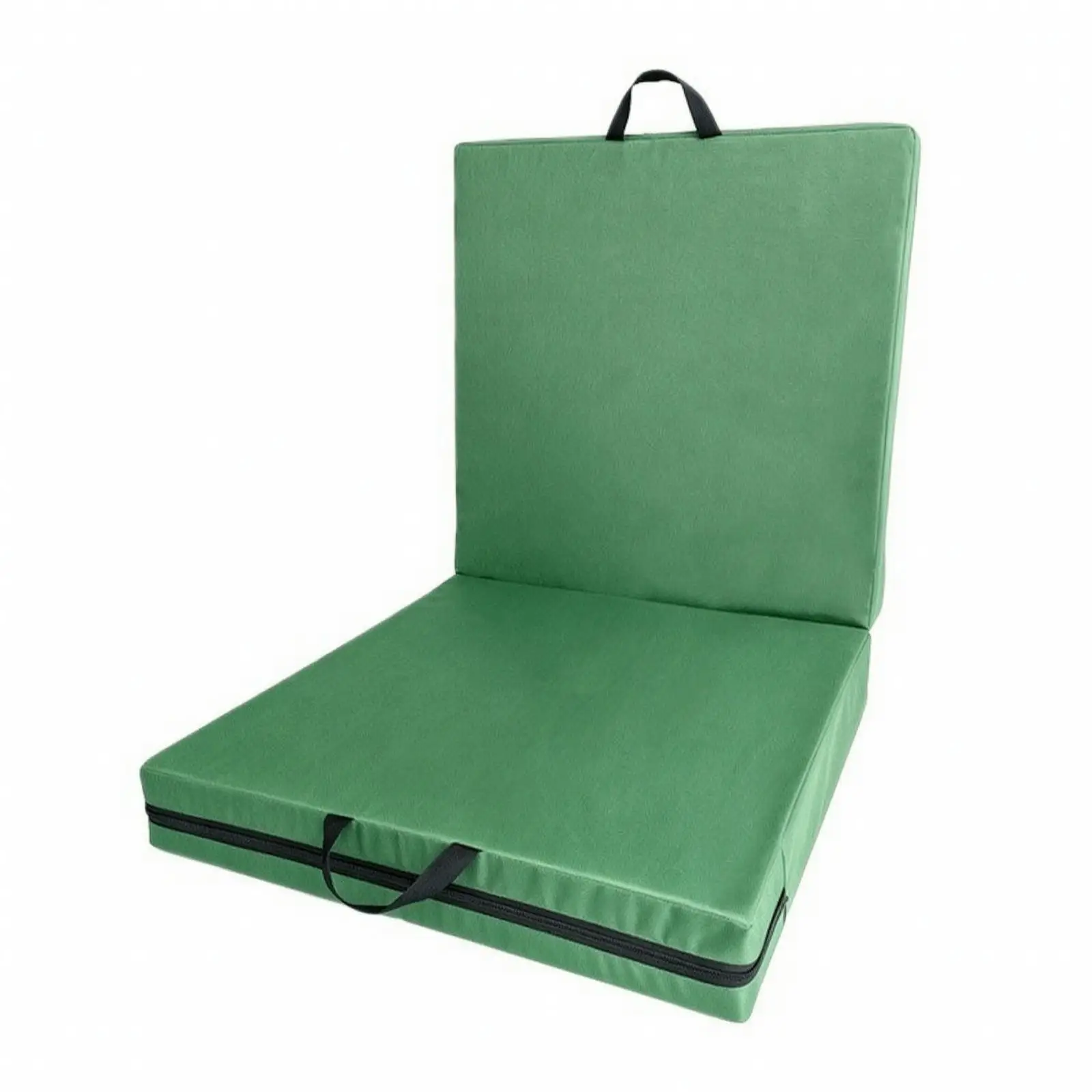 Portable Foldable Fitness Mat Durable Oxford Cloth Pearl Cotton Cushion for Yoga Pilates and Stretching