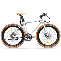 FAFREES F1 Electric Bike 250W Brushless Motor 25km/h Max Speed 7-Speed Transmission Mechanical Disc Brakes LED Display