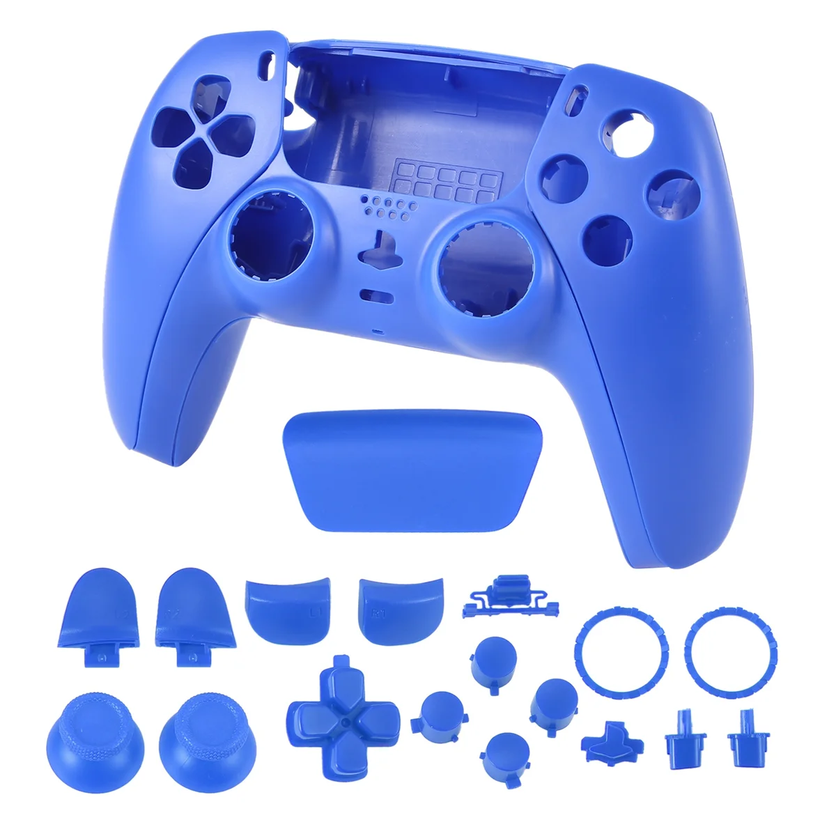 Repair Part for PS5 BDM-010 Controller Housing Shell Game Controller Shell Cover with Buttons Blue